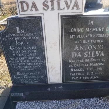 SILVA Antonio, da 1941-1999 :: DA SILVA Jorge Goncalves 1970-2012