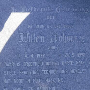 SMITH Willem Johannes 1947-1985 &amp; Helena Cornelia Johanna 1955-2015 :: SMITH Willem Johannes 1972-1992