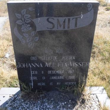 SMIT Johanna Aletta Visser 1917-1986