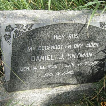SNYMAN Daniel J. 1896-1960
