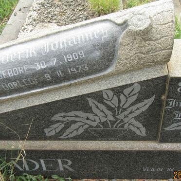 SPIES Frederik Johannes 1909-1973