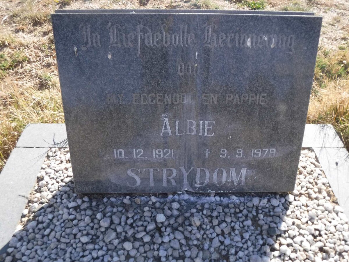 STRYDOM Albie 1921-1979