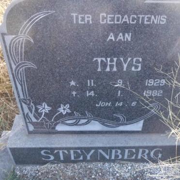 STEYNBERG Thys 1929-1982