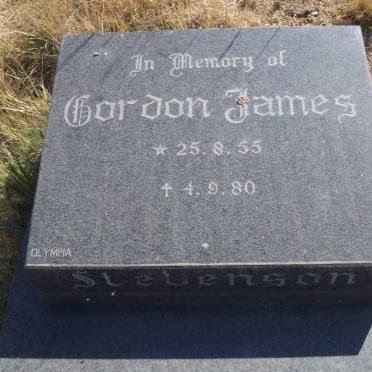 STEVENSON Gordon James 1955-1980