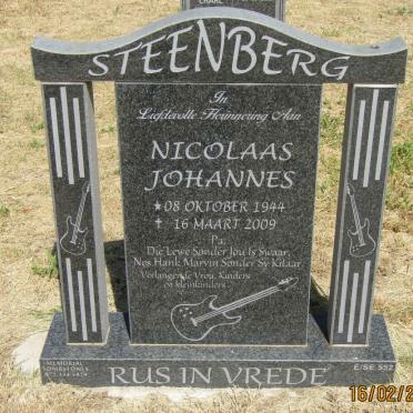 STEENBERG Nicolaas Johannes 1944-2009