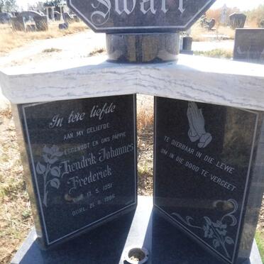 SWART Hendrik Johannes Frederick 1951-1986