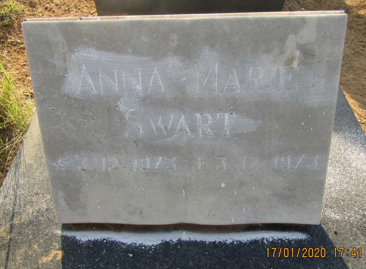 SWART Anna Marie 1973-1973
