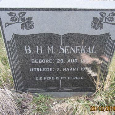 SENEKAL B.H.M. 1915-1975