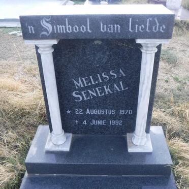 SENEKAL Melissa 1970-1992