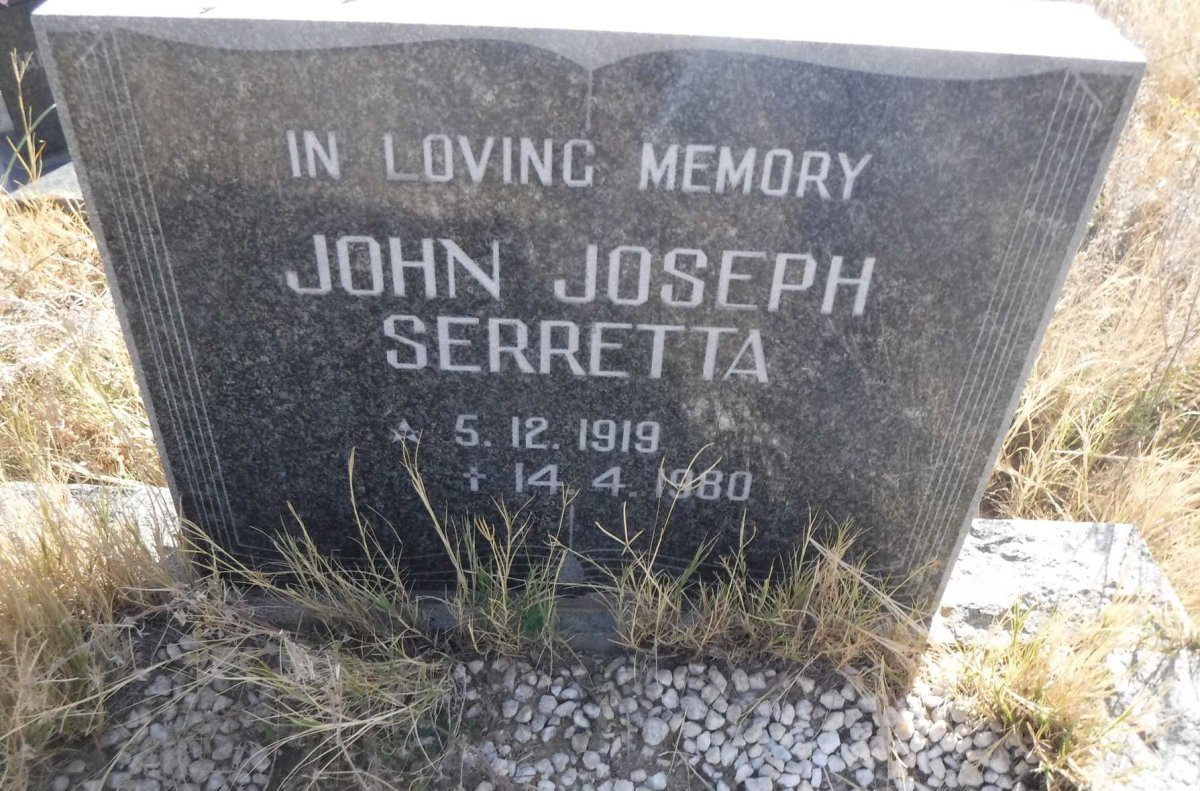SERRETTA John Joseph 1919-1980