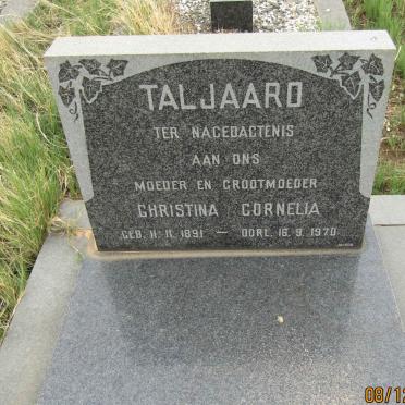 TALJAARD Christina Cornelia 1891-1970