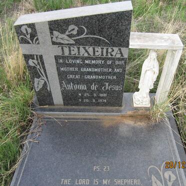 TEIXEIRA Antonia de Jesus 1881-1974