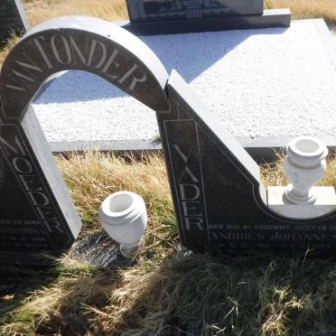 TONDER Andries Johannes, van 1910-1984 &amp; Susanna Catharina 1914-2009