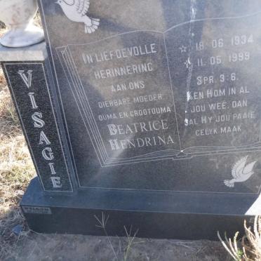 VISAGIE Beatrice Hendrina 1934-1999