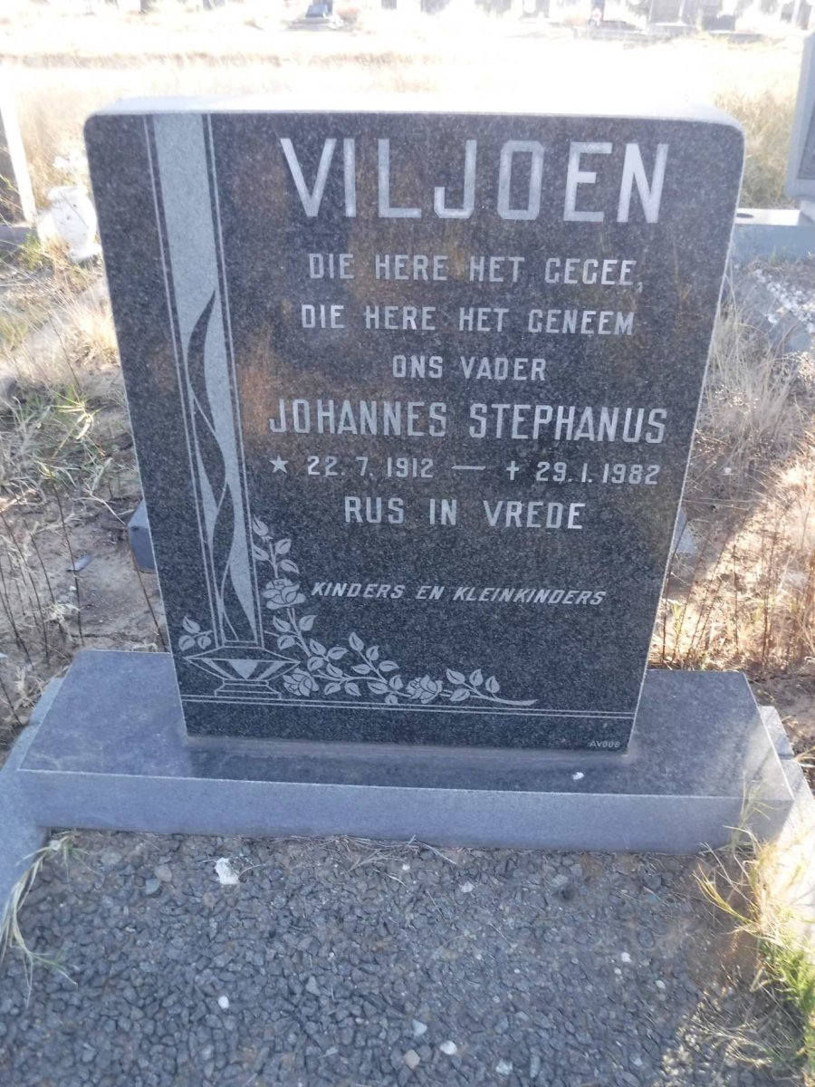 VILJOEN Johannes Stephanus 1912-1982