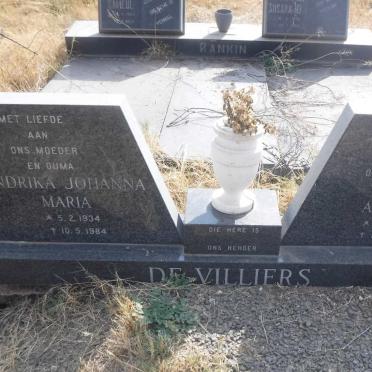 VILLIERS Jan Abraham, de 1928-1984 en Hendrika Johanna Maria 1934-1984