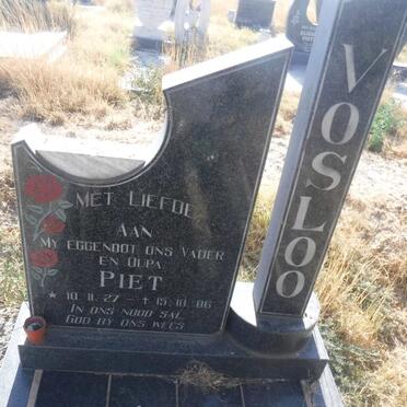 VOSLOO Piet 1927-1986