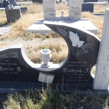 VERSTER Barend J. 1926-1984 &amp; Maria S. 1926-