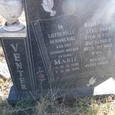 VENTER Marie 1935-1999