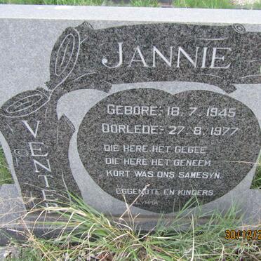 VENTER Jannie 1945-1977
