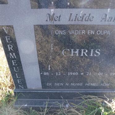 VERMEULEN Chris 1940-1998