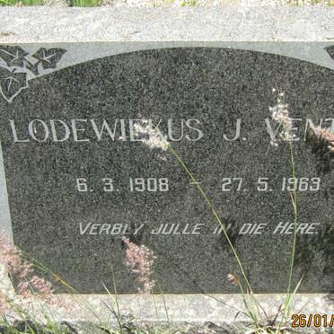 VENTER Lodewiekus J. 1908-1963