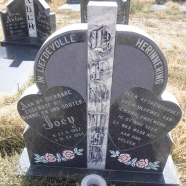 VENTER Joey 1967-1994