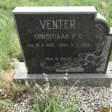 VENTER Christiaan P.G. 1895-1968