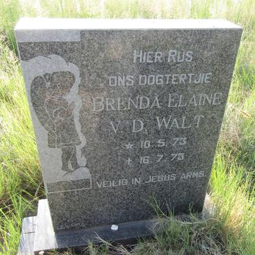 WALT Brenda Elaine, v.d. 1973-1973