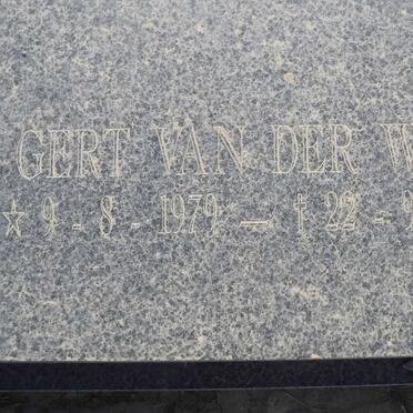 WALT Gert, van der 1979-1995