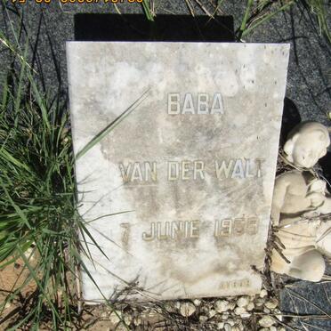 WALT Baba, van der -1958