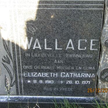 WALLACE Elizabeth Catharina 1910-1971