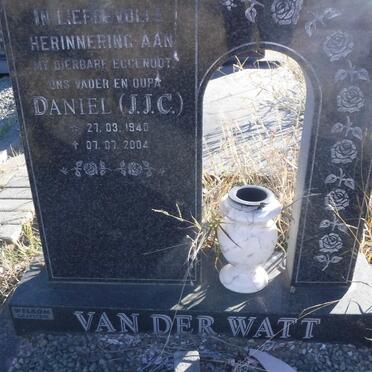 WATT J.J.C., van der 1940-2004