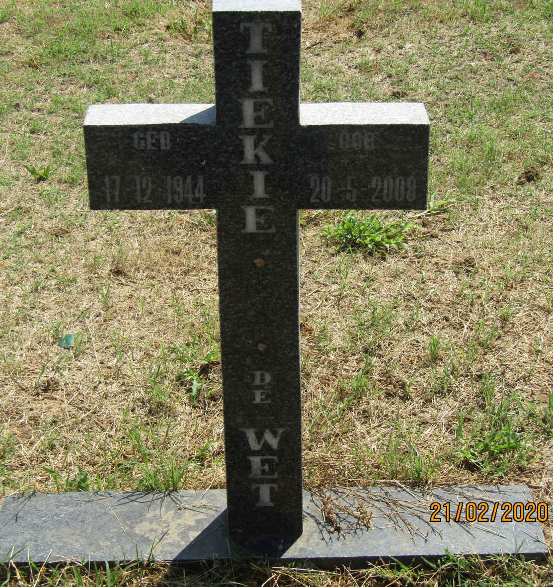 WET Tiekie, de 1944-2008