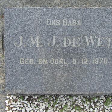 WET J.M.J., de 1970-1970