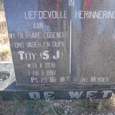 WET S.J., de 1938-1997