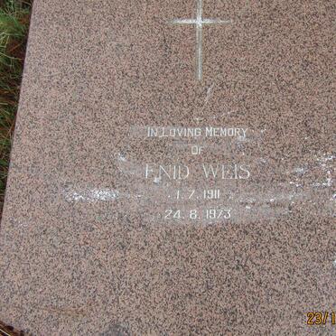 WEIS Enid 1911-1973