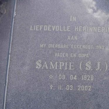 WENTZEL S.J. 1926-2002