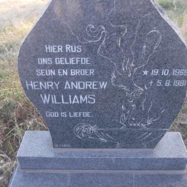 WILLIAMS Henry Andew 1965-1981