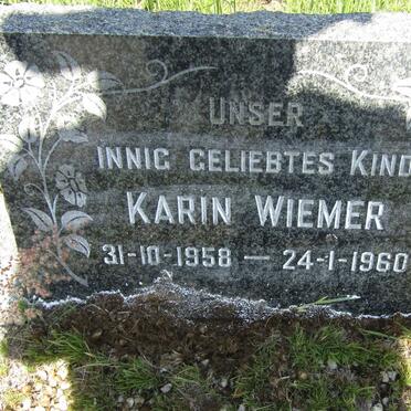 WIEMER Karin 1958-1960