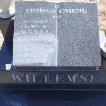 WILLEMSE Mattheus Johannes 1936-1997