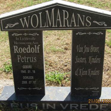 WOLMARANS Roedolf Petrus 1945-2008
