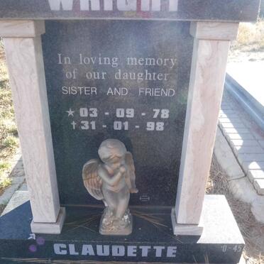 WRIGHT Claudette 1978-1998