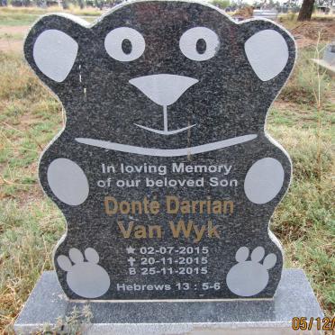 WYK Donté Darrian, van 2015-2015