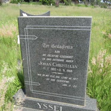 YSSEL Johan Christiaan 1922-1966