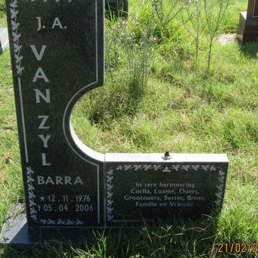 ZYL J.A., van 1976-2006