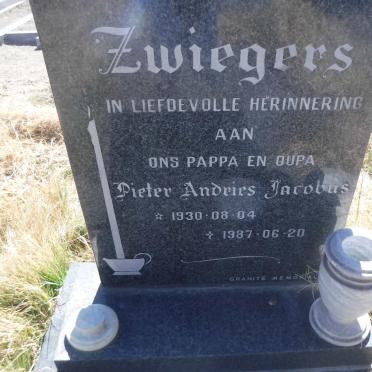 ZWIEGERS Pieter Andries Jacobus 1930-1987