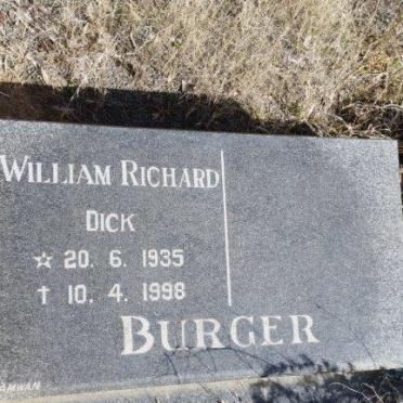 BURGER William Richard 1935-1998