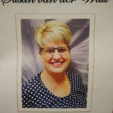 WALT Susan, van der 1961-2019