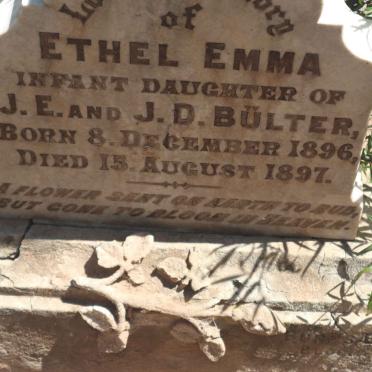 BÜLTER Ethel Emma 1896-1897